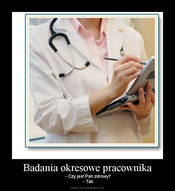 Badania okresowe pracownika