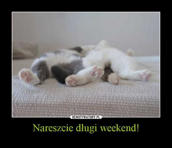 Nareszcie długi weekend! –  