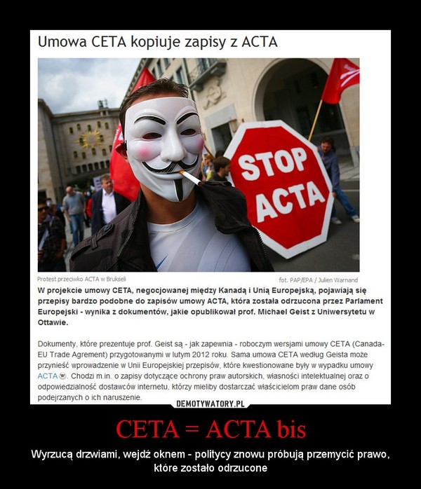 CETA = ACTA bis