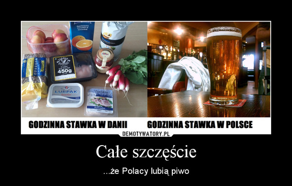 Całe szczęście – ...że Polacy lubią piwo 