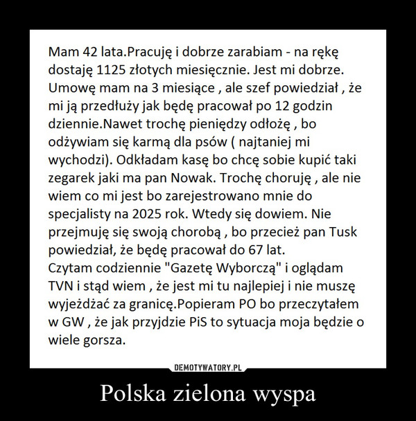 Polska zielona wyspa –  