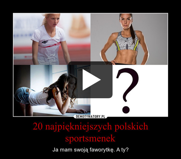 20 najpiękniejszych polskich sportsmenek