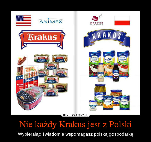 Nie każdy Krakus jest z Polski – Wybierając świadomie wspomagasz polską gospodarkę 