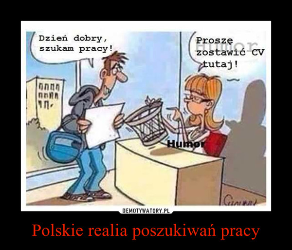Polskie realia poszukiwań pracy –  