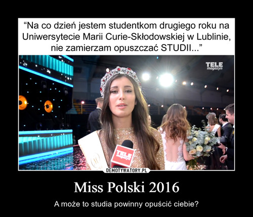Miss Polski 2016
