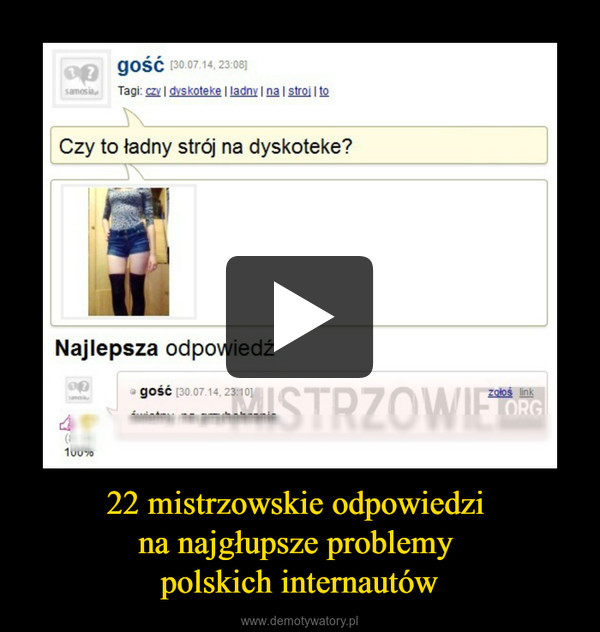 22 mistrzowskie odpowiedzi na najgłupsze problemy polskich internautów –  