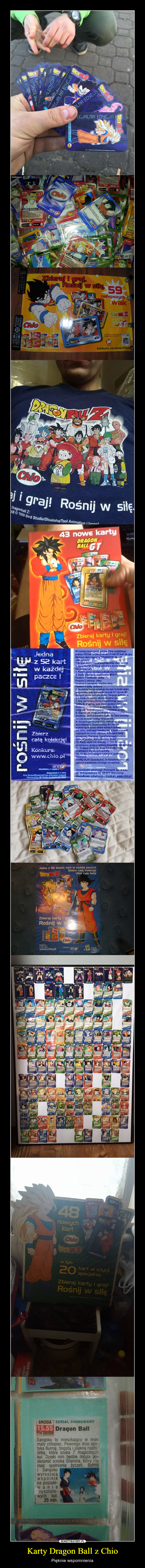 Karty Dragon Ball z Chio – Pięknie wspomnienia 