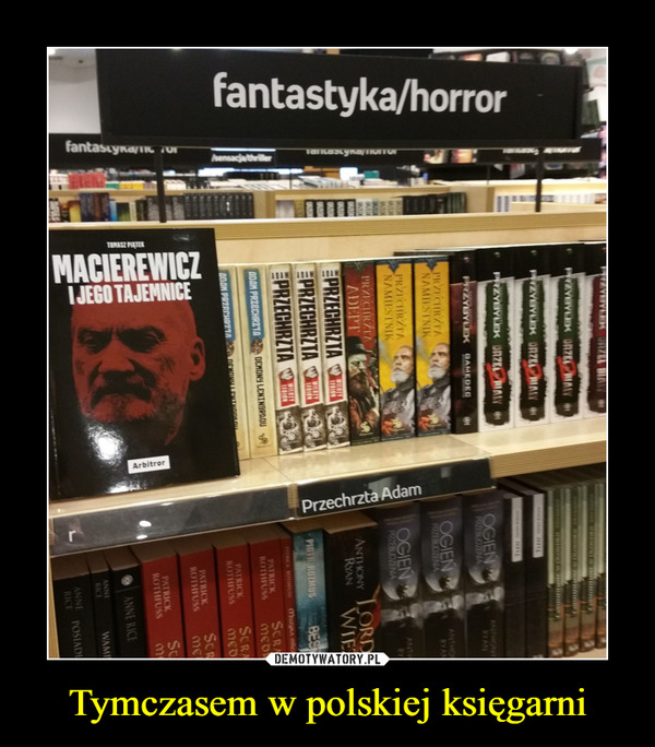 Tymczasem w polskiej księgarni –  FANTASTYKA/HORRORMACIEREWICZ I JEGO TAJEMNICE