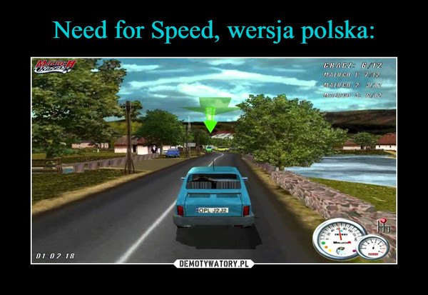 Need for Speed, wersja polska: