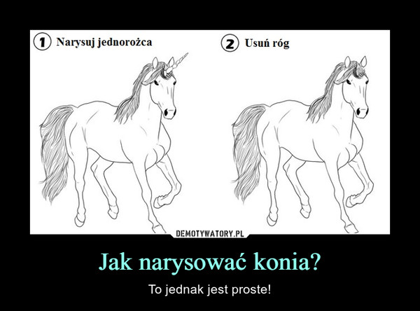 Jak narysować konia?