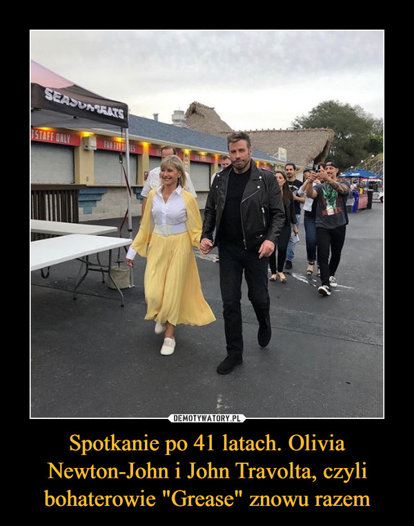 Spotkanie po 41 latach. Olivia Newton-John i John Travolta, czyli bohaterowie "Grease" znowu razem