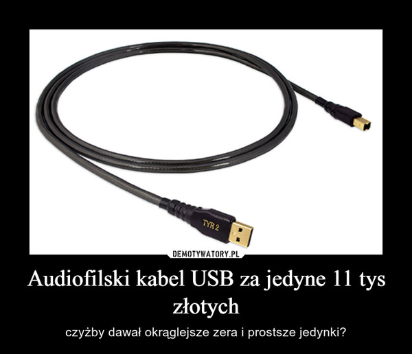 Audiofilski kabel USB za jedyne 11 tys złotych