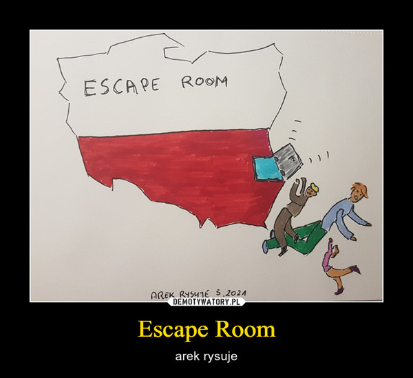Escape Room – arek rysuje 