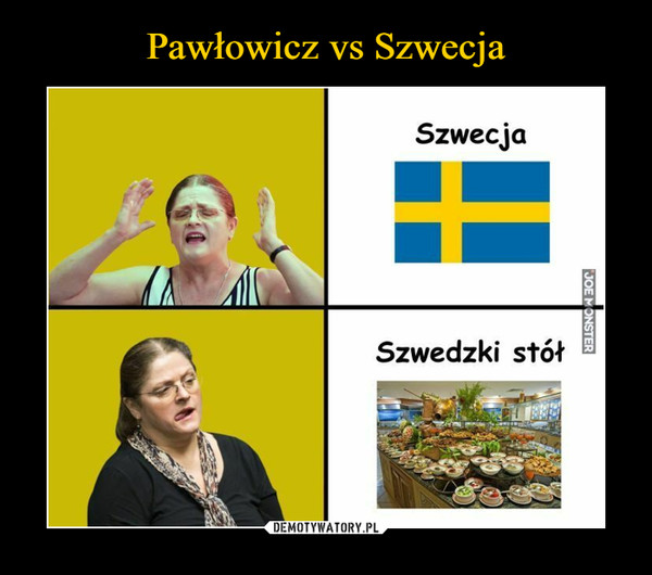  –  szwecja szwedzki stół