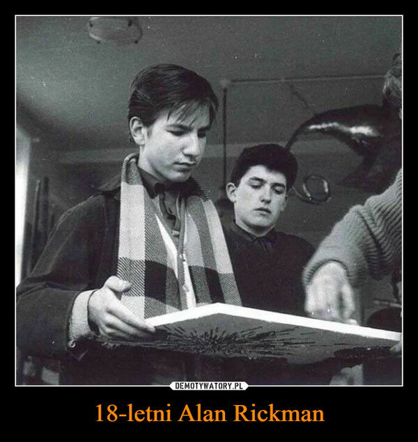 18-letni Alan Rickman –  