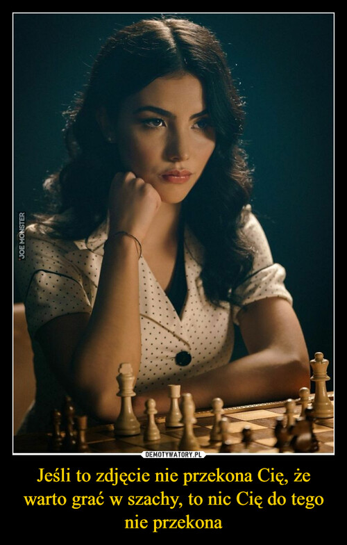 Jeśli to zdjęcie nie przekona Cię, że warto grać w szachy, to nic Cię do tego nie przekona