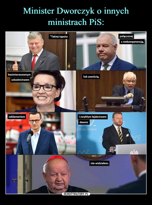 Minister Dworczyk o innych ministrach PiS: