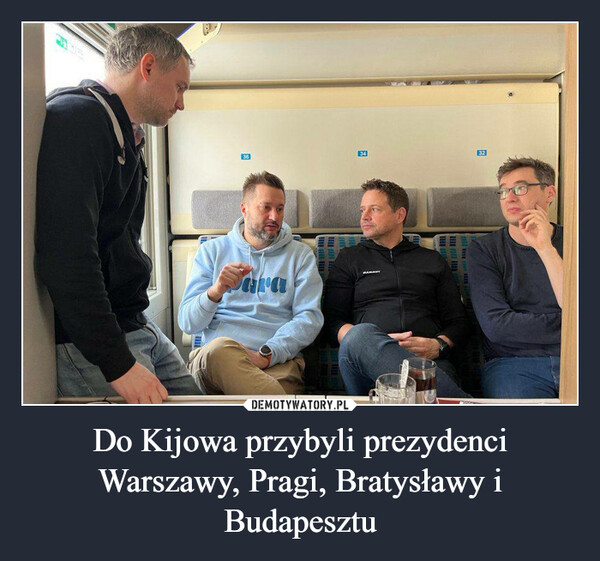 Do Kijowa przybyli prezydenci Warszawy, Pragi, Bratysławy i Budapesztu