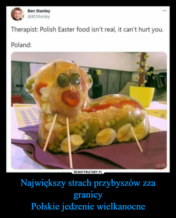 Największy strach przybyszów zza granicy
Polskie jedzenie wielkanocne