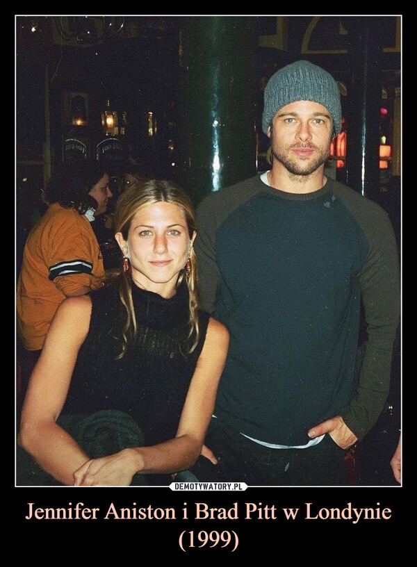 Jennifer Aniston i Brad Pitt w Londynie (1999) –  